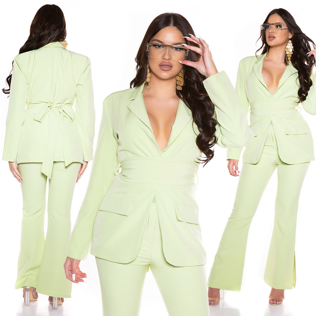 Blazer giacca verde chiaro 0000BL00813