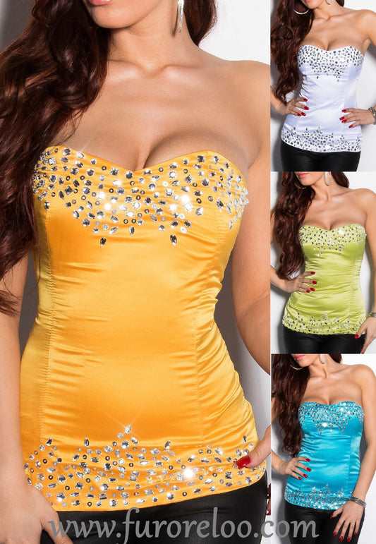 Top Corsetto con strass 0000COR10