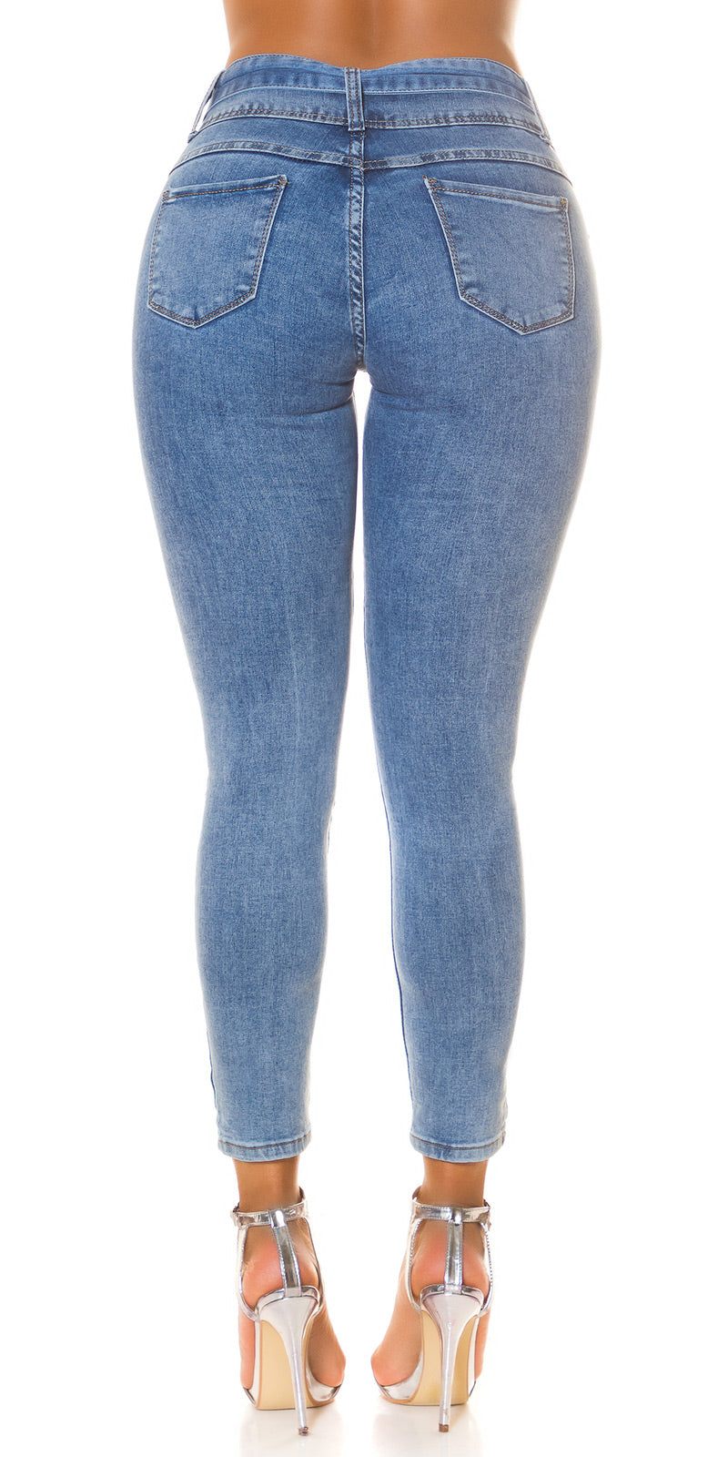 Jeans con cintura 0000J955