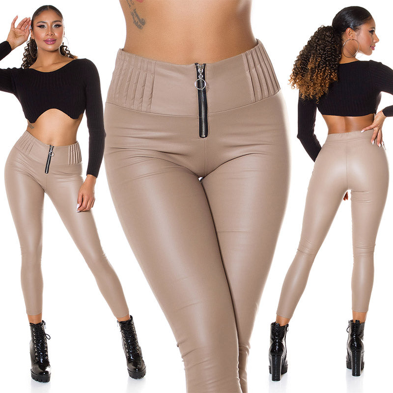 Leggins termici in ecopelle 0000LE954