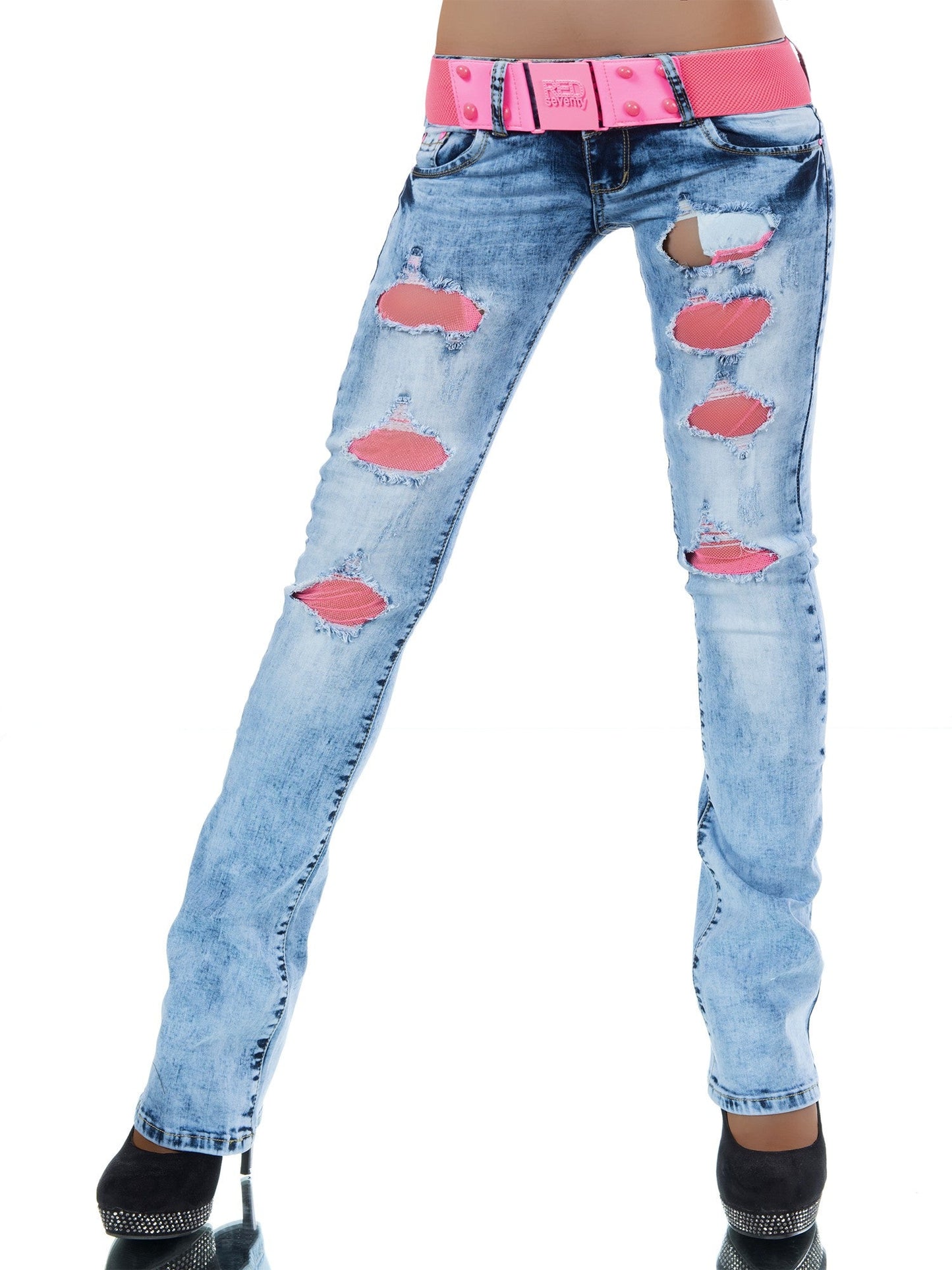 PROMO Jeans + cintura 7850 - taglia S