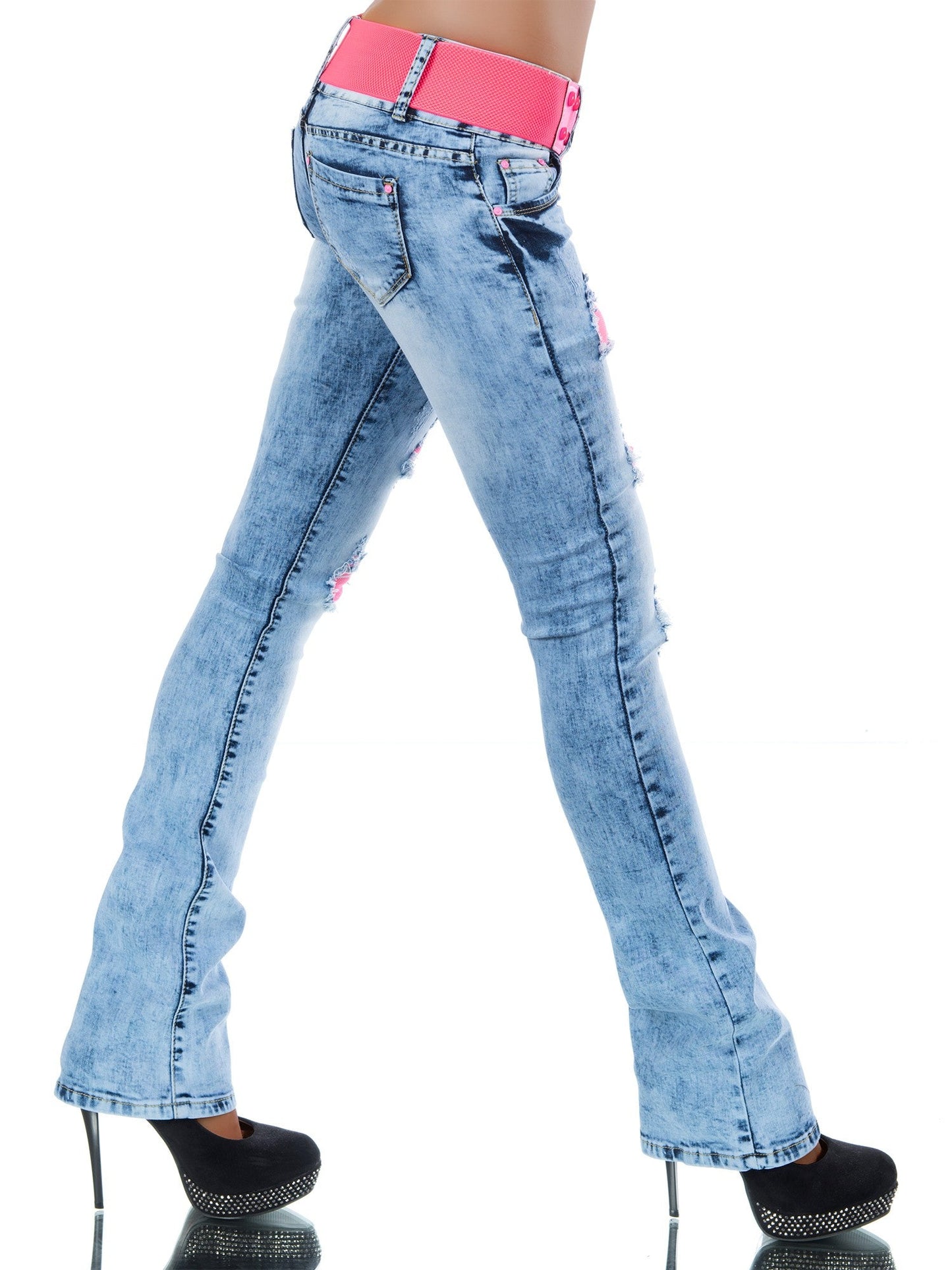 PROMO Jeans + cintura 7850 - taglia S