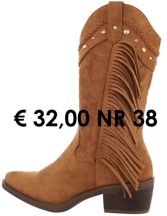 PROMO Stivaletti camel codice WA797 - numero 38