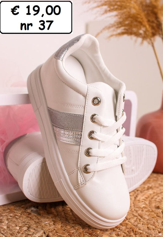 Sneakers suola 4 cm codice CB-19159 - numero 37