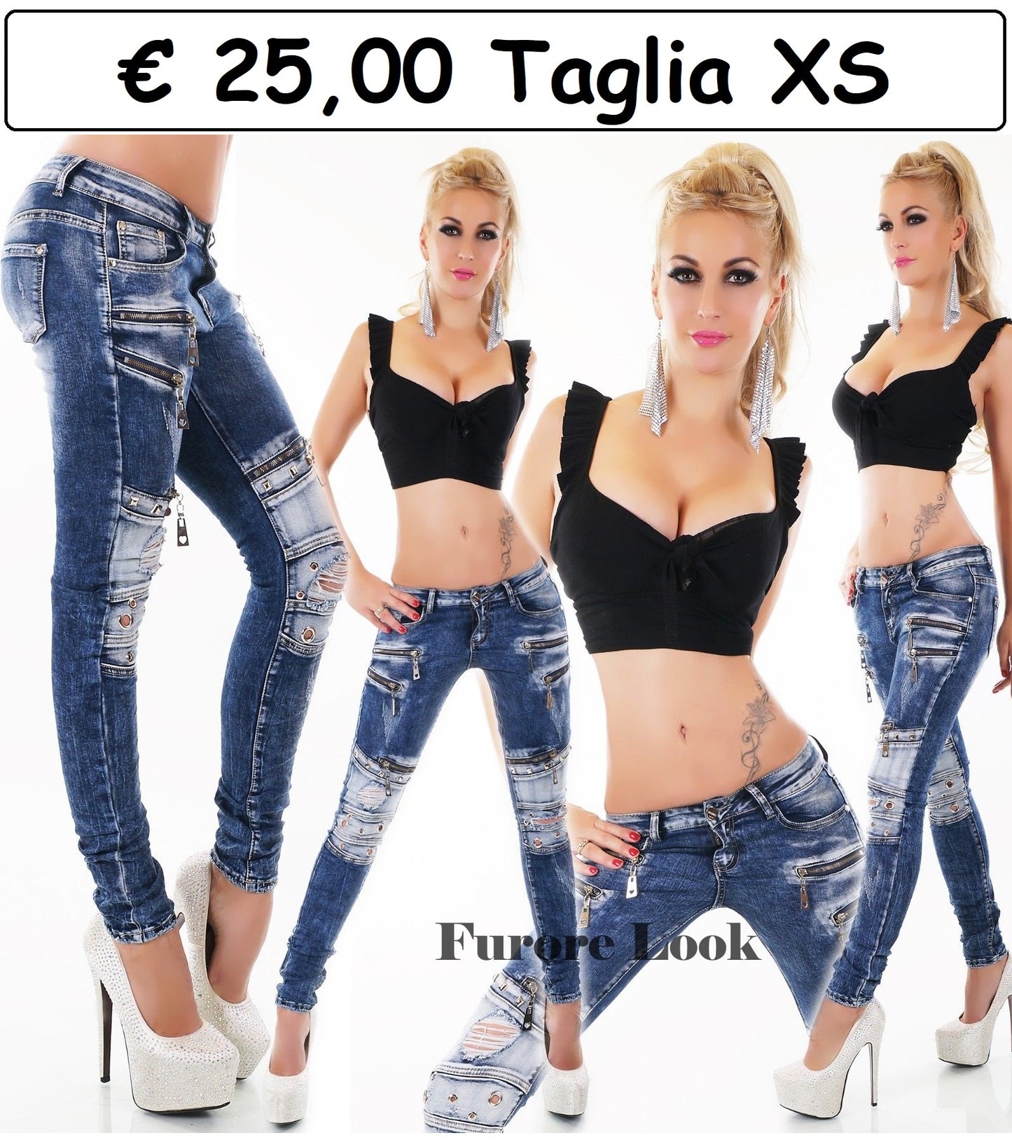 PROMO Jeans codice KL-E1728 - taglia XS