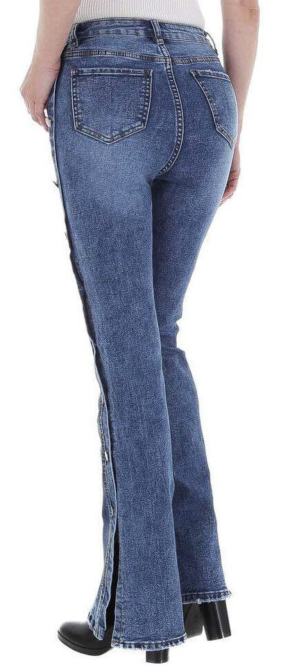 Jeans a vita alta J-T218-1