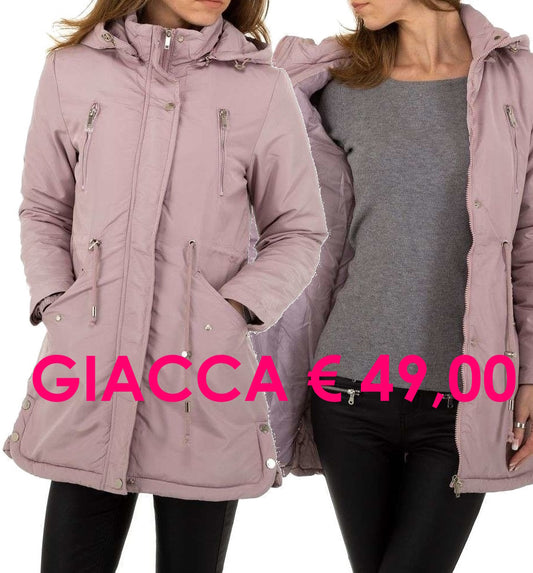 PROMO Giacca invernale lilla KL-RQW-6022 - taglia S