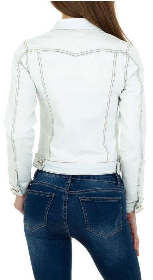 Giacca di jeans bianco KL-YT7001 - taglia M