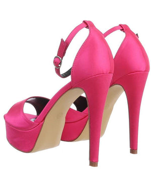 PROMO Sandali fucsia tacco 13 cm - modello V7 - numero 37