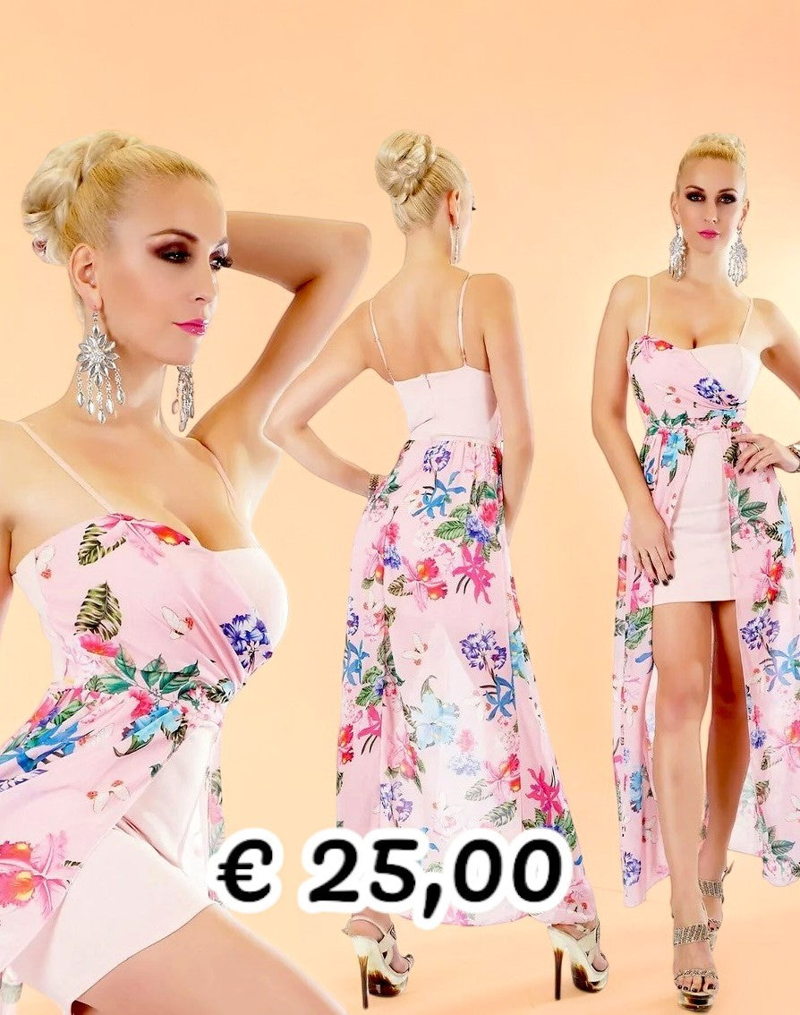 PROMO Abito rosa VAL18 - taglia unica