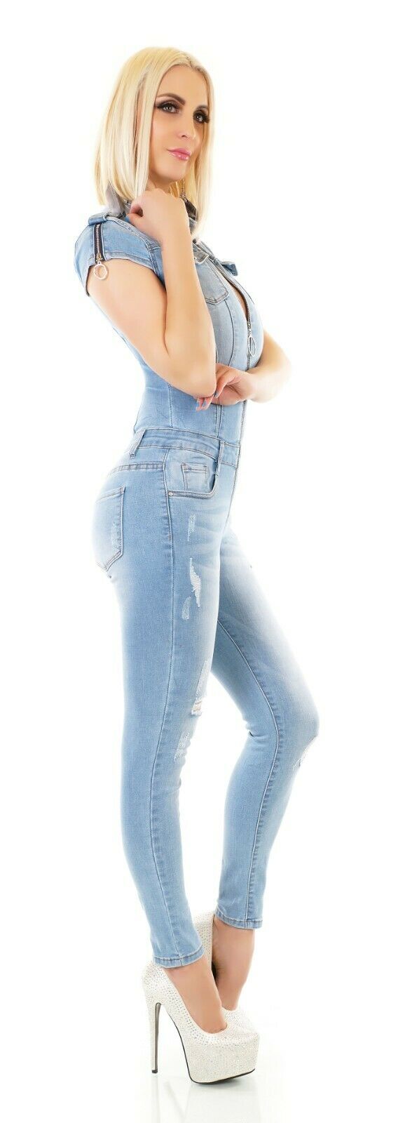 Tuta salopette in jeans VAL19