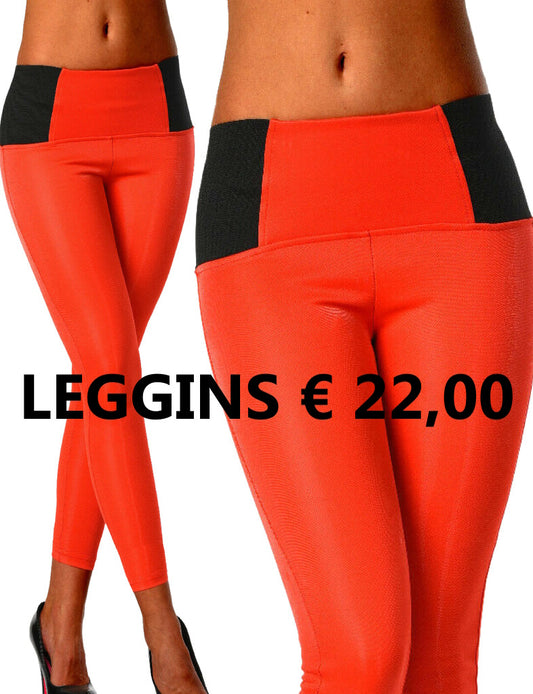 PROMO Leggins rossi taglia S - kl-dt196