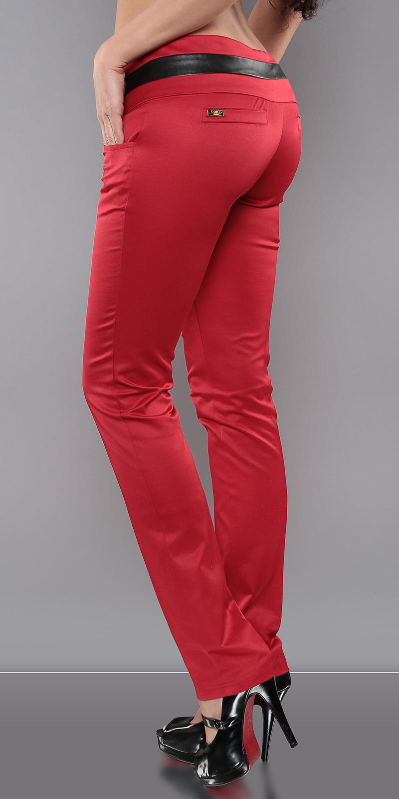 Completo giacca + pantaloni rossi 0000ISF-V916