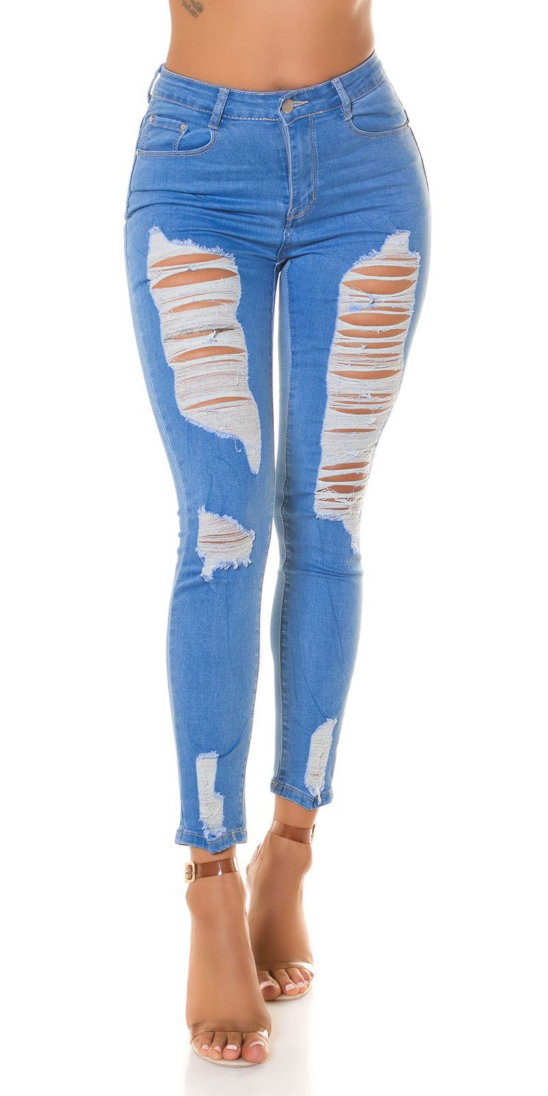 Jeans strappato 0000J303