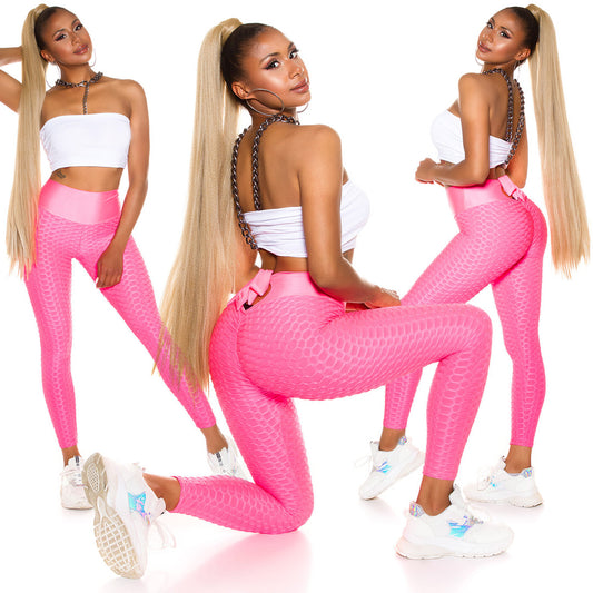 Leggins rosa push-up 0000LE012051