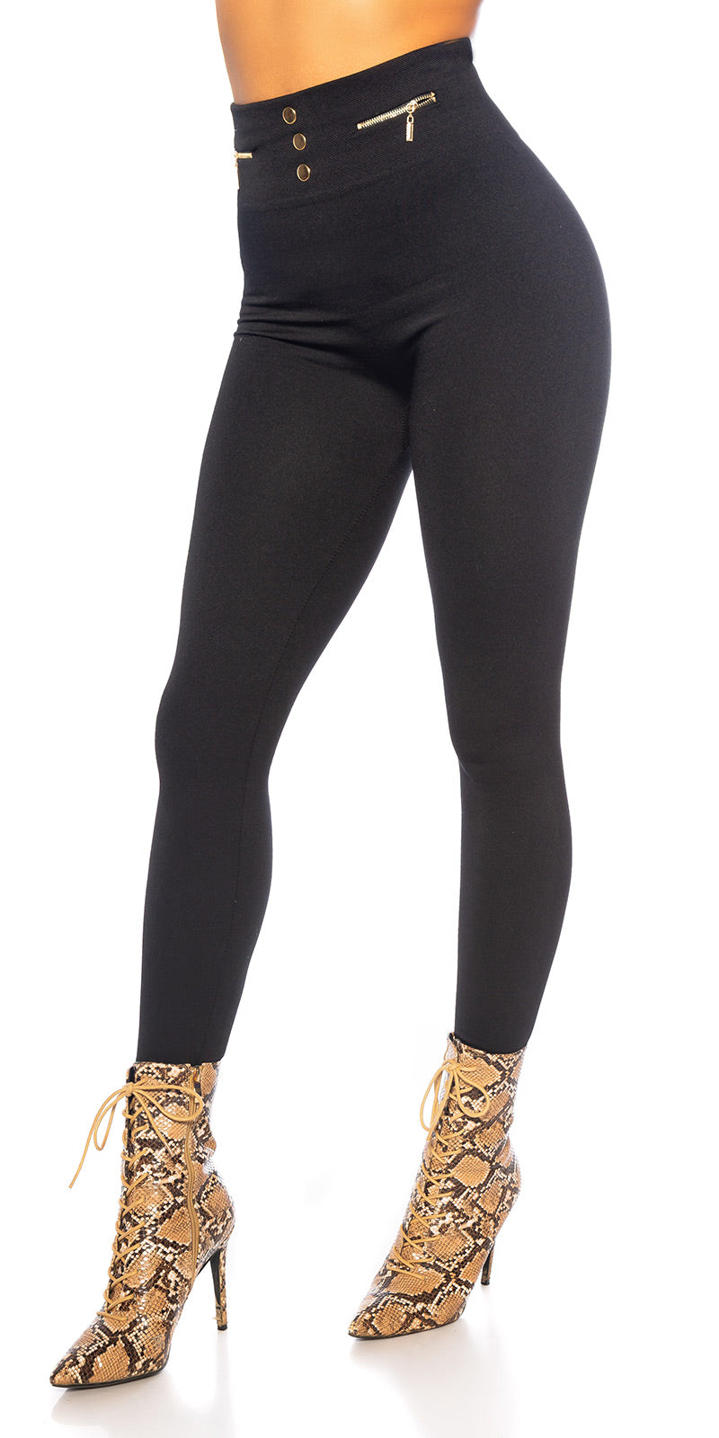 Leggins neri taglia unica 0000LE4886